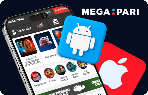 a phone with the app's main page on the screen