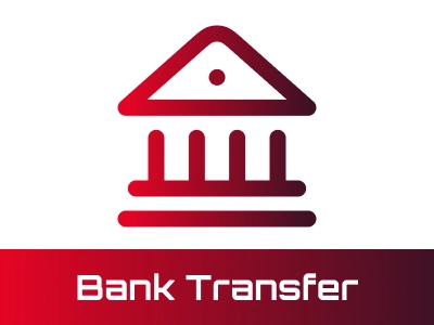 Traditional bank transfer payment method available on MegaPari.