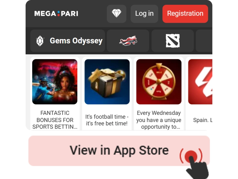 TestFlight webpage with highlighted “View in App Store” button.